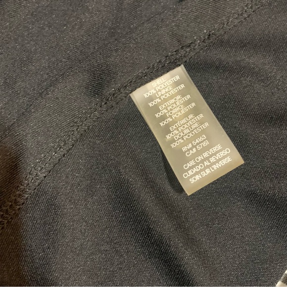 Calvin Klein Black and White Paisley Print Dress with Tie. Size 4 - Picture 2 of 13